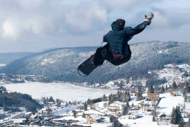 Snowboardschule in den Vogesen 